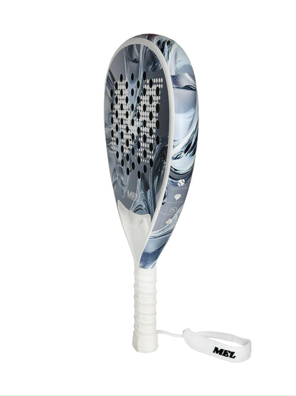 מחבט פאדל מקצועי MEL GRAVITY Grey Elite Series- 18K carbon