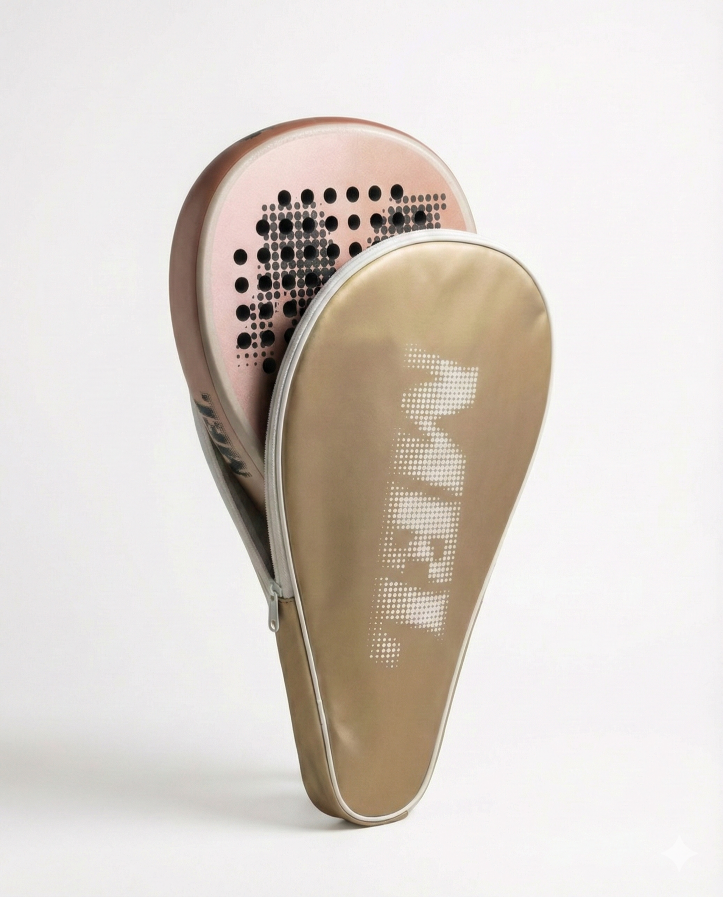 מחבט פאדל מקצועי MEL LUNA Rose Cream Elite- 18K carbon