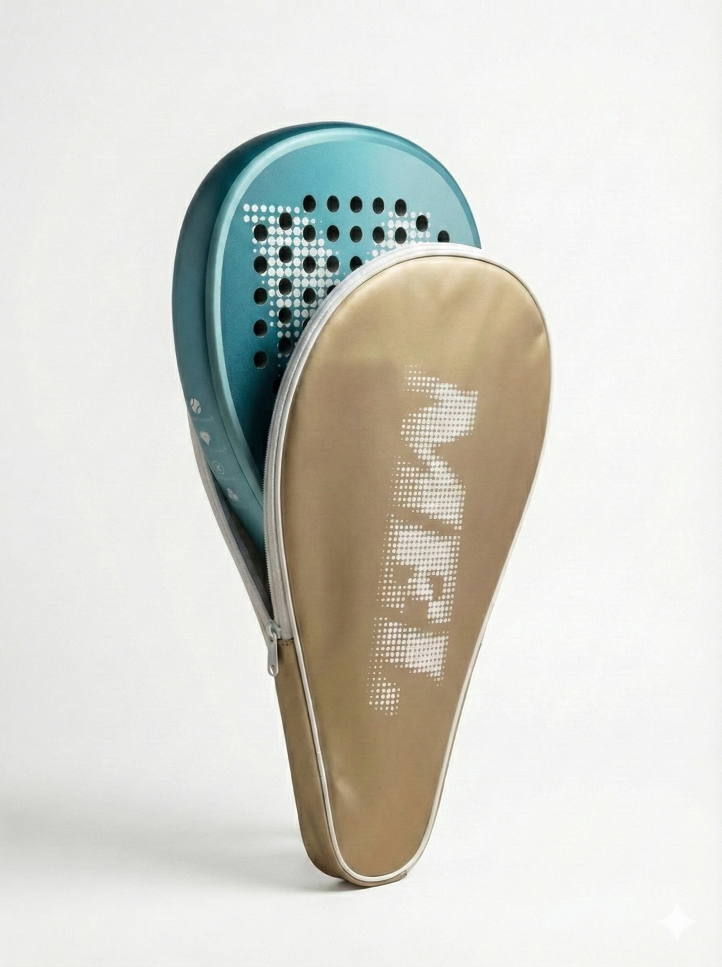 מחבט פאדל מקצועי MEL AURA Sky Blue Tour- 18K carbon