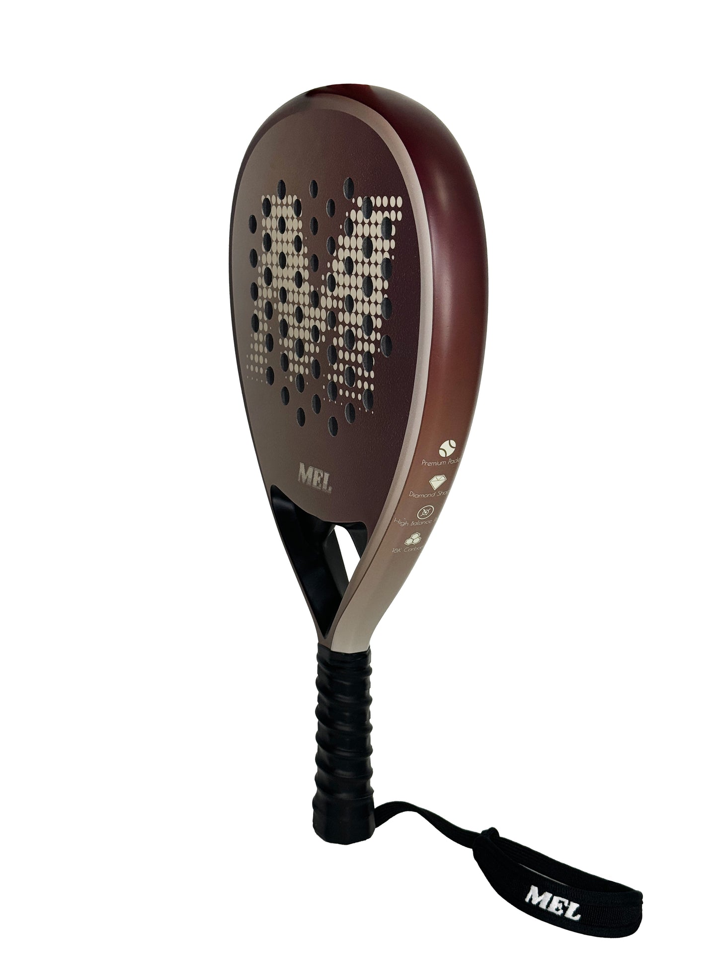 מחבט פאדל מקצועי MEL TITAN Bronze Edition- 18K