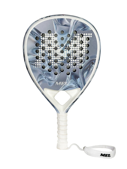 מחבט פאדל מקצועי MEL GRAVITY Grey Elite Series- 18K carbon