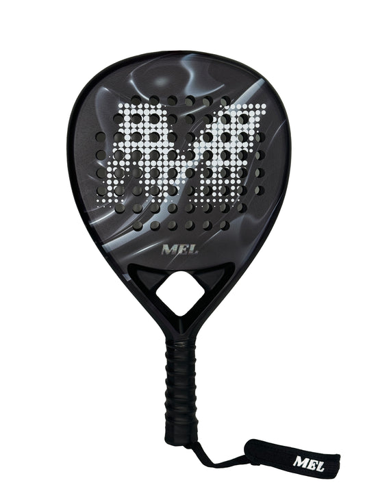 מחבט פאדל מקצועי MEL VORTEX Black Pro Edition - 18K Carbon