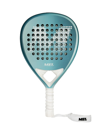 מחבט פאדל מקצועי MEL AURA Sky Blue Tour- 18K carbon