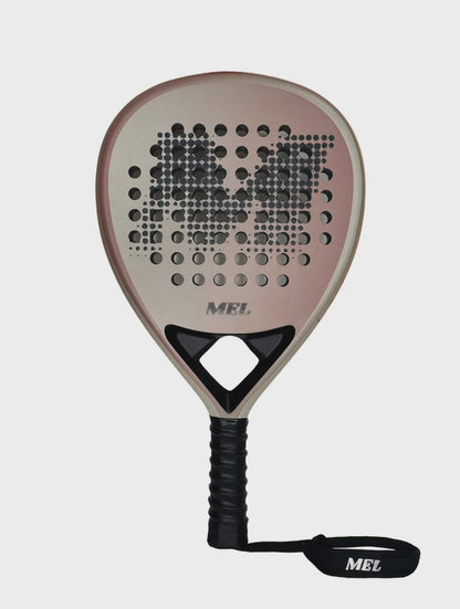 מחבט פאדל מקצועי MEL LUNA Rose Cream Elite- 18K carbon