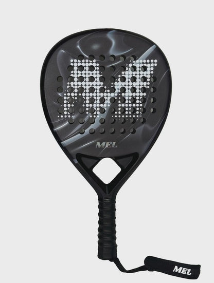 מחבט פאדל מקצועי MEL VORTEX Black Pro Edition - 18K Carbon